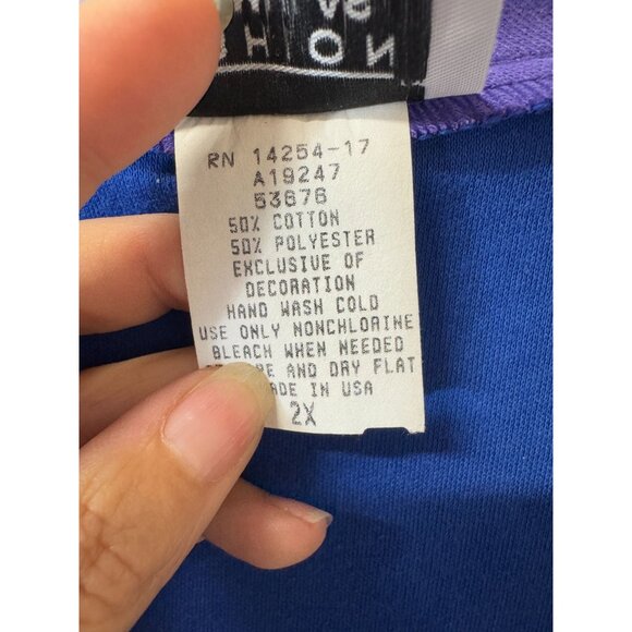 Fashion Formulas 3 Piece Outfit Jacket Shirt Skirt Set 2X Blue Purple Gold Studs - Picture 5 of 10